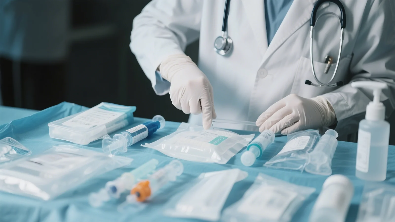 Which medical consumables materials perform best for long-term storage?